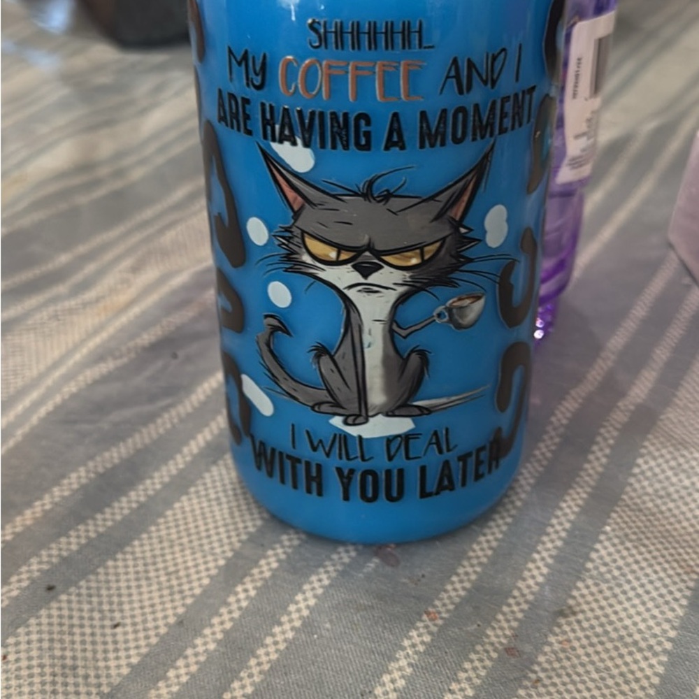 Blue Cat Coffee Mug